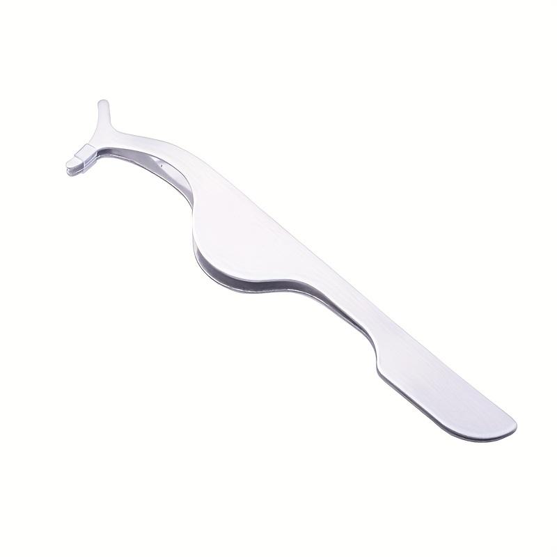 Two Pieces of New Stock Grafting False Eyelashes Tweezers Stainless Steel Eyelash Clamps Hot Glue Eyelash Clamps Eyebrow Auxiliary Tools