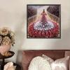 5D DIY Частичный набор для алмазной живописи со сверлом специальной формы, украшение для девочки 30x30 см