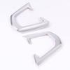 Fit For BMW X3 G01 2018- ABS Silver Steering Wheel Button Frame Trim 2PCS