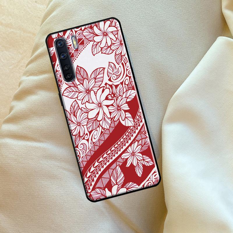Маори Полинезийский Самоанский Племенной Чехол для OPPO A79 A38 A58 A78 A98 A54 A74 A94 A16 A76 A96 A5 A9 A52 A72 A15 A17 A57 A53S