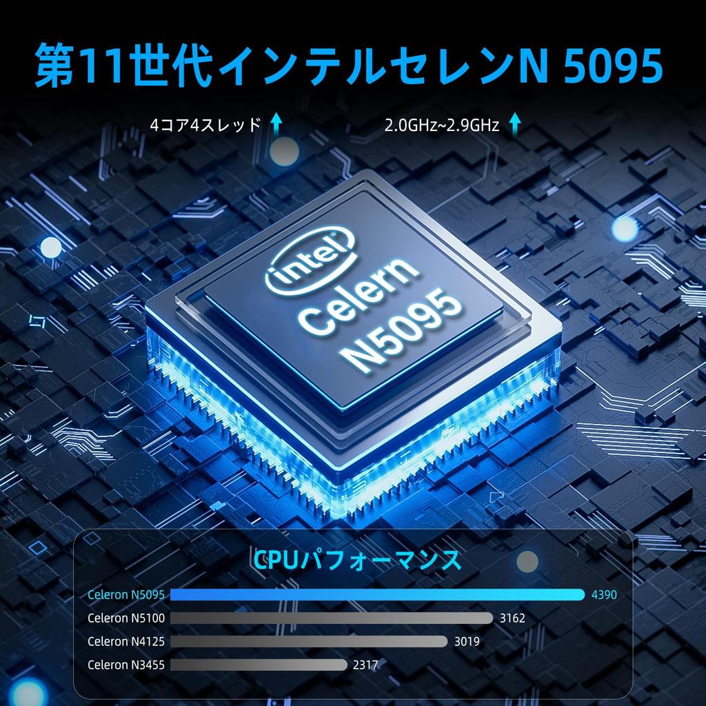 Мини-ПК Intel N5095 с сенсорным экраном Windows 11 DDR4 4 До 2 мониторов USB HDMI Тихий проводной LAN Быстрый экран с теплоотводом, Pro, 8 ГБ+128 ГБ, Ядра/4 Потока,