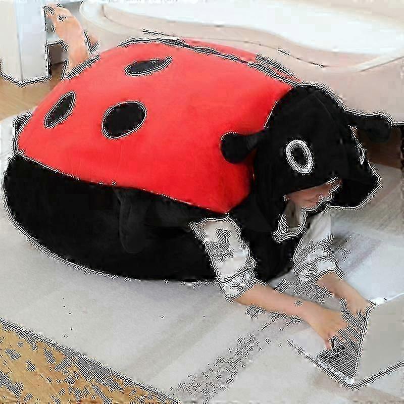 100см Носимые Плюшевые Игрушки Насекомые Божья Коровка Мягкая Подушка Смешная Вечеринка Косплей Кукла Мягкая Набивная Плюшевая Подушка для Сна Детские Подарки