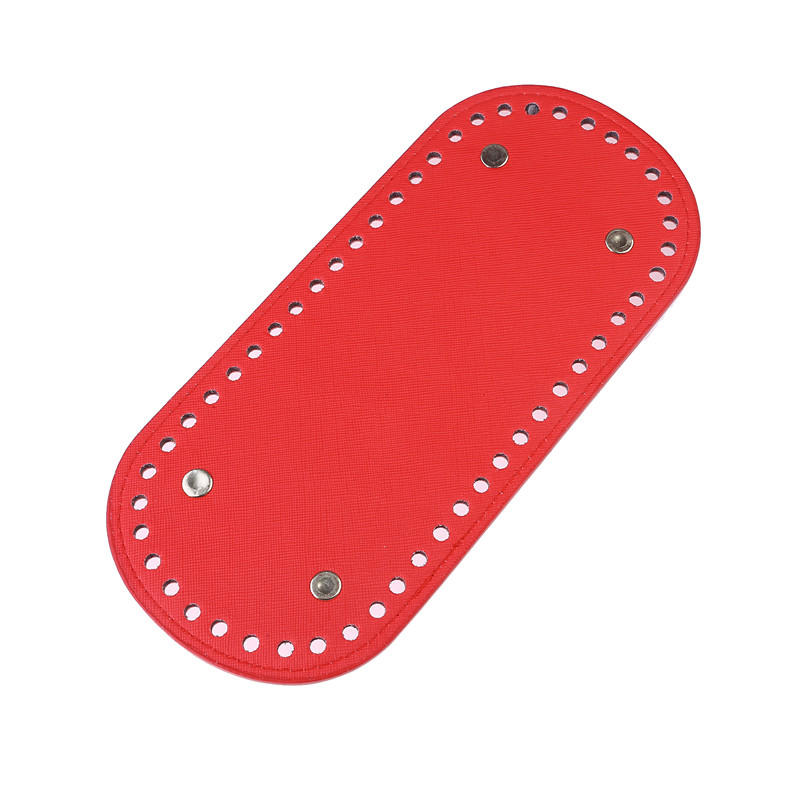 Креативная овальная форма DIY ручной работы плетёная сумка основа для подушки с отверстиями дно с заклёпками аксессуары