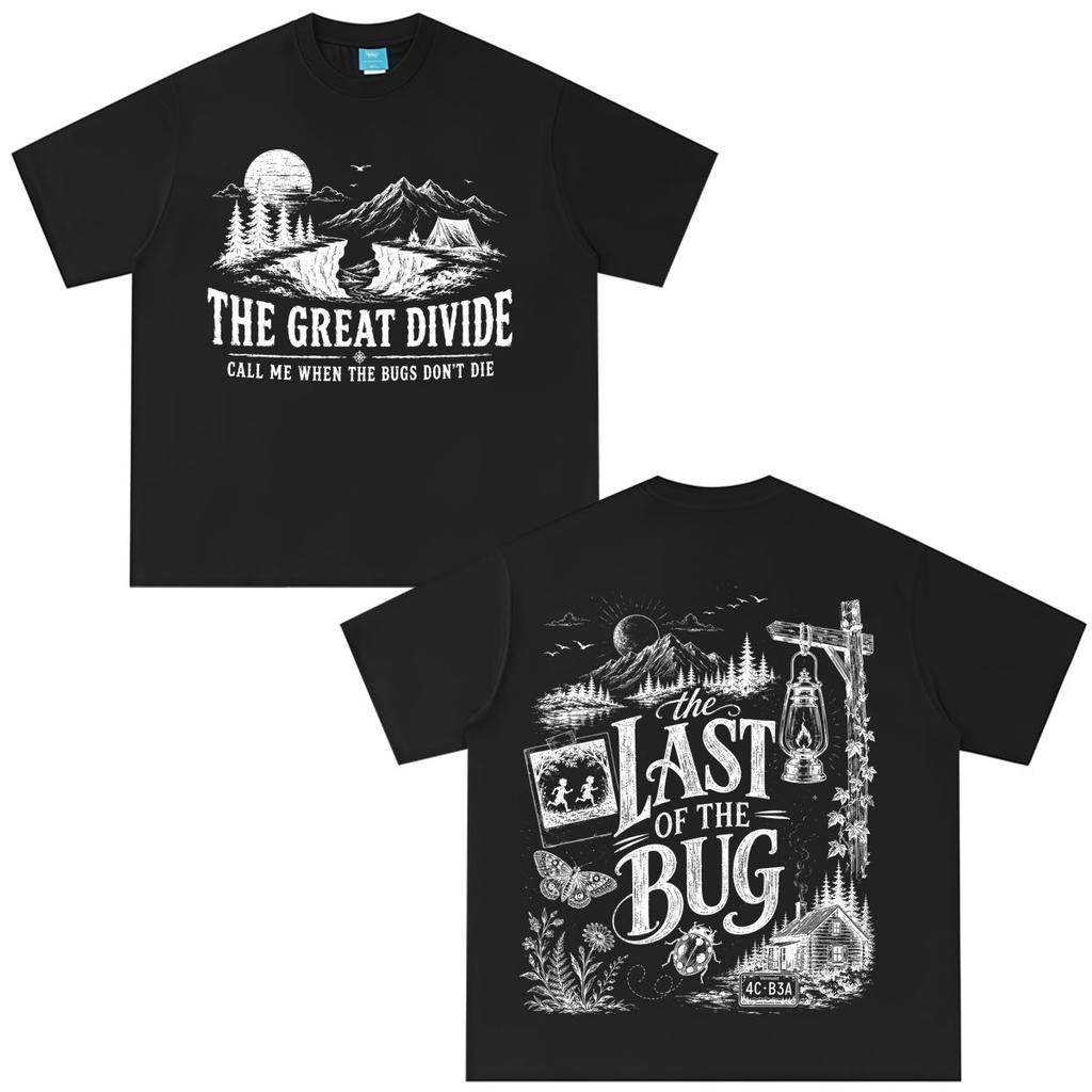 Noah Kahan The Great Divide Tour 2026 Graphic T-Shirt Men Women Fashion Clothing T-shirt Cotton Loose Casual Vintage T-shirts