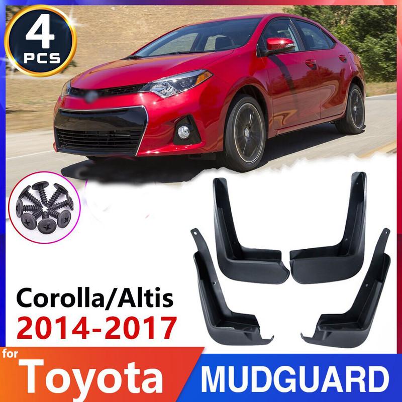 4 шт. Автомобильные брызговики Защита от брызг Крыло для Toyota Corolla 2014-2017