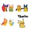Adorable Pikachu Costume Figures Set For Desk And Car Decor