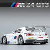 1:24 BMW Z4 GT3 M4 BMW M6 Гоночный автомобиль Free Wheeling High Light Спортивный гоночный автомобиль Модель игрушки Литье под давлением из металлического сплава Миниатюрная копия