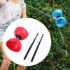 Chinese Yoyo Diabolo Set Ball Toy Double Headed Outdoor Fun Lightweight Triple Bearing