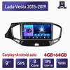 2 Din Android автомобильный стерео радио мультимедийный видеоплеер для Lada Vesta 2015-2019 навигация GPS Carplay авторадио