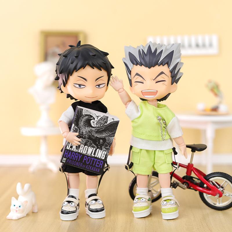 OB11 Baby Clothes Color Matching Chain Set Doll Suit For Ob11 1/12 Doll Outfit Daily Casual Accessories For Children Diy