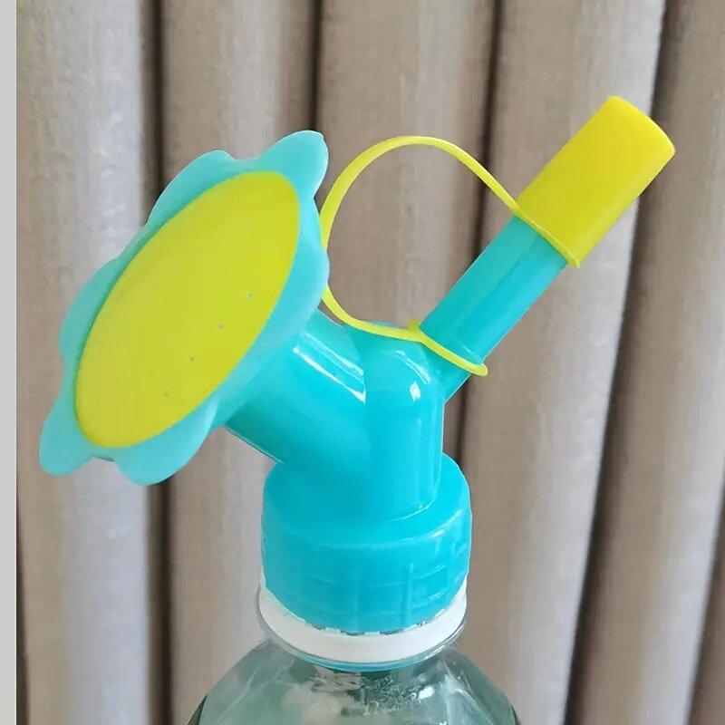 Watering Cans Garden Tool Plastic Sprinkler Seedlings Plant Nozzle Indoor Bottle Cap Sprinkler Flowers Watering Dual Head 3PCS Long Spout
