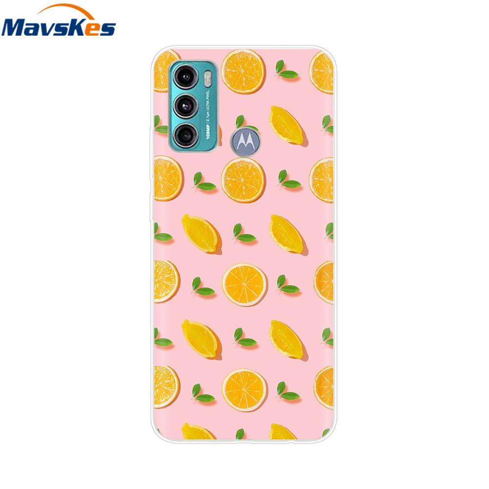 G60S Case For Moto G60S Protective Cartoon Transparent TPU Silicone Phone Cases For Motorola Moto G60 Cover G 60s Fundas Bumper