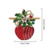 1PC Napkin Holder Christmas Tree Metal Wreath Napkin Ring Hollow Out Napkin Buckles Santa Claus Alloy Birthday Elk