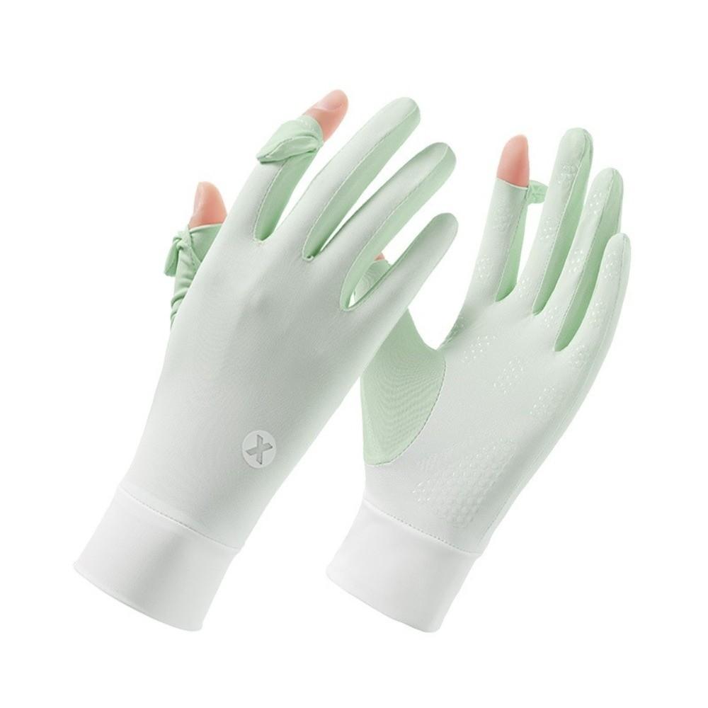 Gradient Sun Protection Gloves Thin Touchscreen Gloves  for Driving,Golf,Hiking