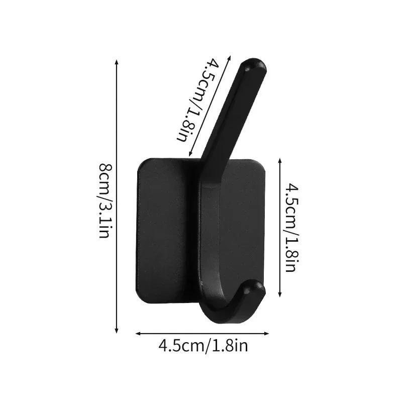 Крючки для настенного крепления, сантехника, фурнитура для ванной комнаты, крючки для халатов, алюминиевый многоцелевой органайзер для дома, держатель для полотенец и ключей