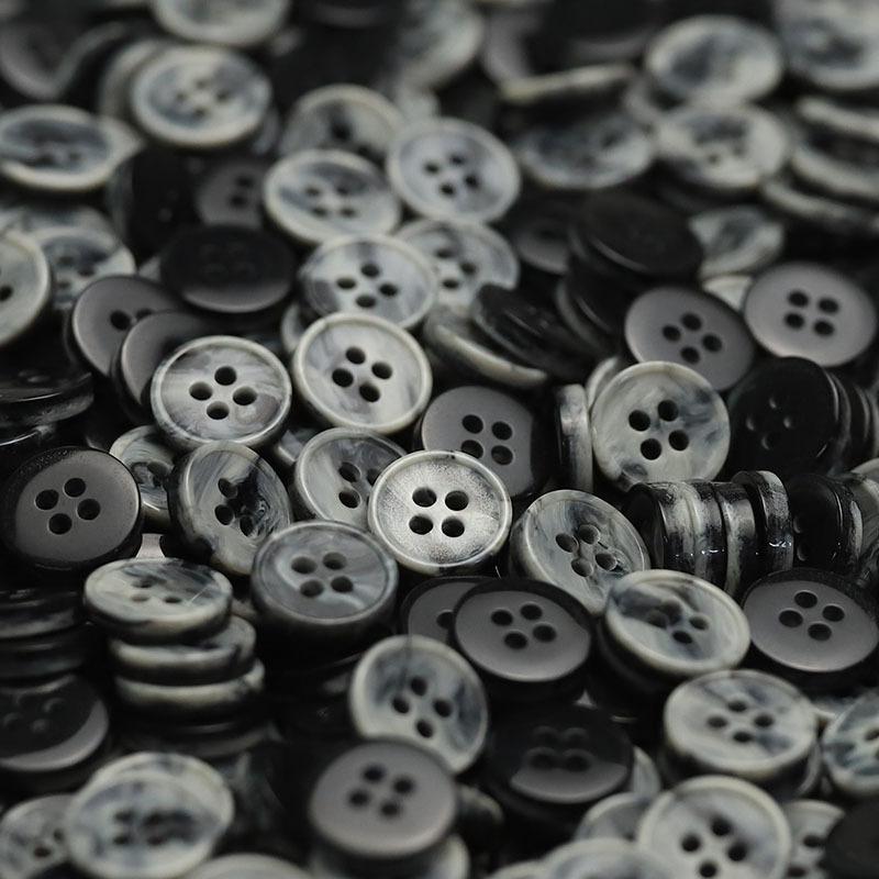 Пуговица-камень из смолы с четырьмя отверстиями, имитация, бежевый, черная подкладка, для одежды, вязаная кардиганная пуговица, детская одежда, мужская и женская, пуговица для воротника рукава