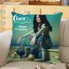 Cute CCherS Cushion Cover Soft Durable Reversible Pillow Cover Home Car MultiScene Daily Comfort Pillowcase