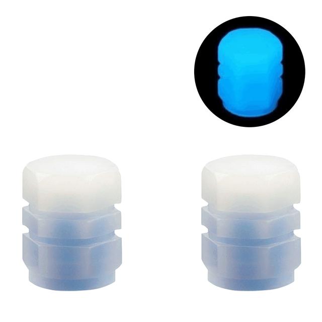Универсальная светящаяся крышка клапана шины, ступица колеса автомобиля, светящаяся пылезащитная декоративная крышка насадки на обод шины для мотоцикла, велосипеда