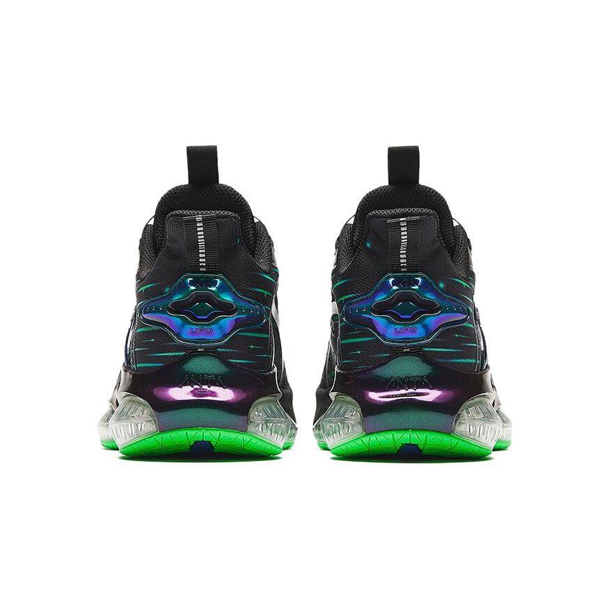 Anta Детские кроссовки UFO 5.0 Sports, удобные, нескользящие, износостойкие, с низким верхом, детские кроссовки, цвет черный, синий 312335588R-1