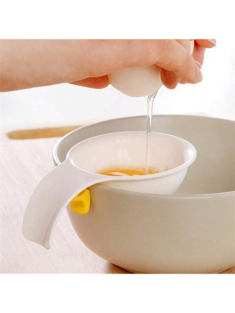 3pcs Egg Yolk Separator Divider Holder,Plastic Egg White Strainer, Household Egg Tools, Cooking Baking Tools, Kitchen Gadgets