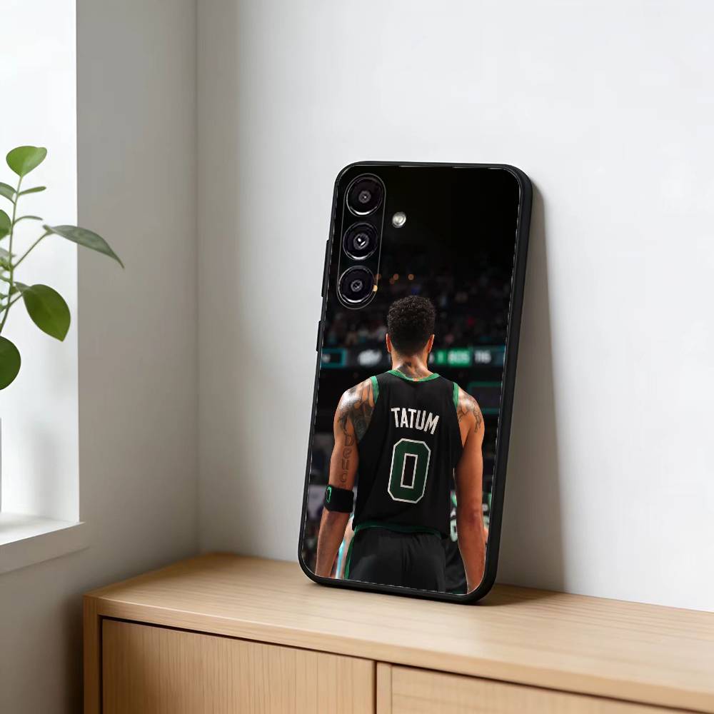 J-Jayson T-Tatum Phone Case For Samsung Galaxy A13,21s,22,31,32,52,53,71,72,73,Soft Black Cover