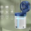 Humidification Fan Water Cooling Fan USB Mini Small Fan Desktop Fan 2024 Summer New Home Foldable Cold Air Humidifier Spray Fans