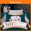 Wooden Card Holder Poker Rack With Extended Design For Card Enthusiasts