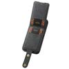 DENIOR D14 For iPhone 17 Pro Magnetic Case with Detachable Card Holder Kickstand PU+TPU+PC Phone Cover