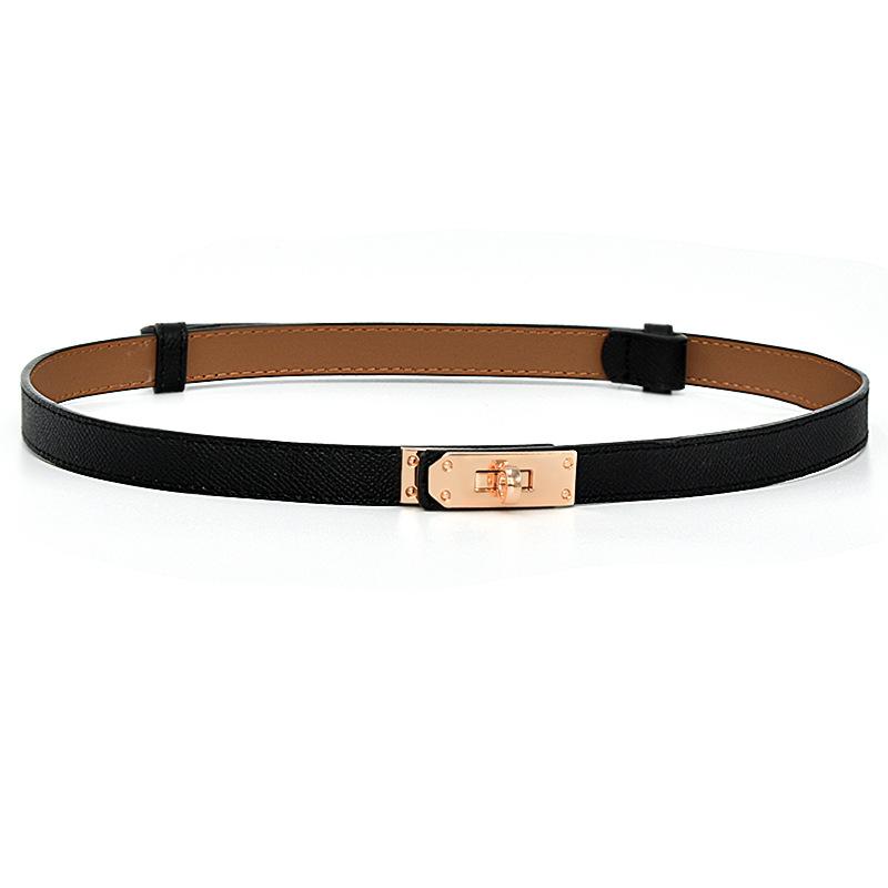 All-Match Retro Waist Decorations Women's Thin Belt Women's South Korea Fashion Girdle Thin Belt Women's with Dress Decoration