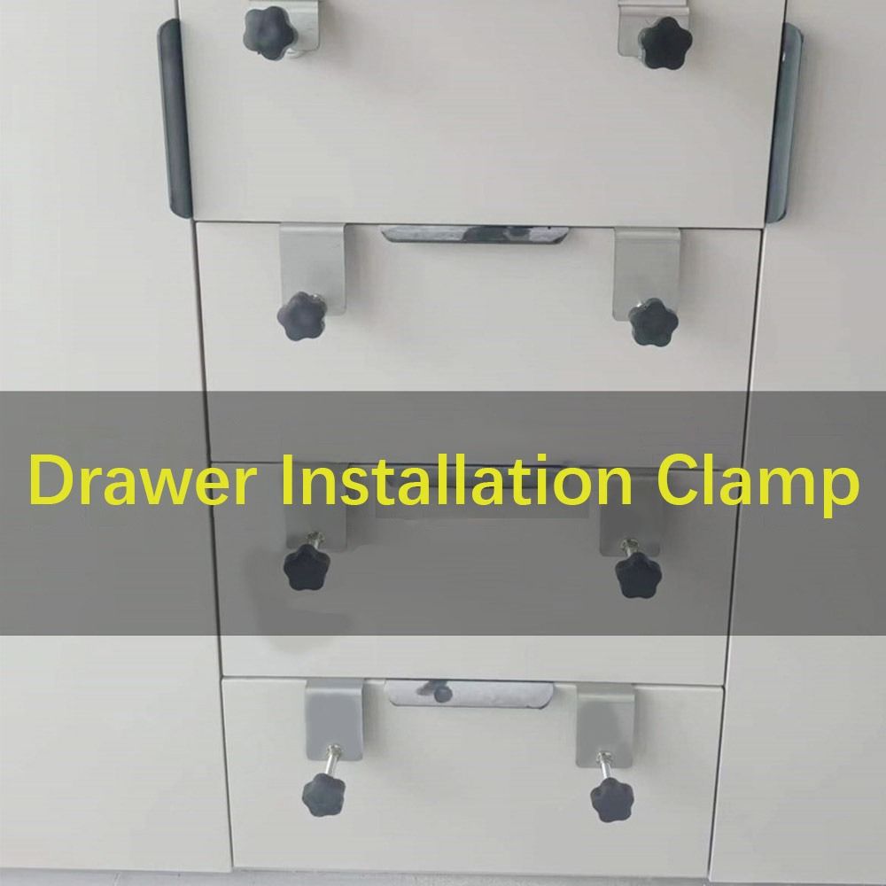 Стабильные аксессуары Деревообрабатывающий крепеж Зажим для установки ящика Фурнитура Шаблон Передняя панель ящика