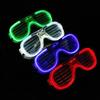 LED Light-Up Louver Glasses - Flashing Party Accessories for Disco & Bar Events