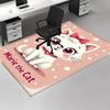 1pc,Marie the Cat - Cute Kitten Rug for Home Decor, Office Carpet, Chair Cover, Outdoor Mat