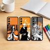 AAA Аниме B-Bleach Куросаки Ичиго Чехол для телефона для Samsung S25, S24, S21, S22, S23, S30, Ultra, S20, Plus, Fe, Note, 10, 9, 5G Черный Чехол