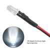 20PCS 5mm Prewired LED Diodes 5‑12V LED Light Diodes Bright Mini LED Diodes  DIY Projects