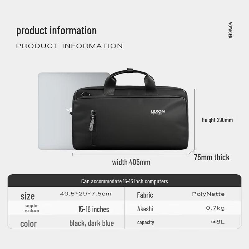 LEXON LNR2903 16-inch Laptop Shoulder Bag