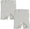 Tenimuho Organic Cotton Ribbed Set of Gray Shorts, 2,
