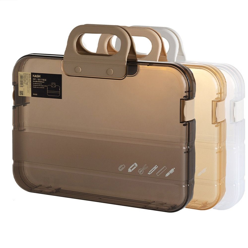 Receipt A4 File Organizer Box Classification Folder Document Storage Box Certificates Storage Case