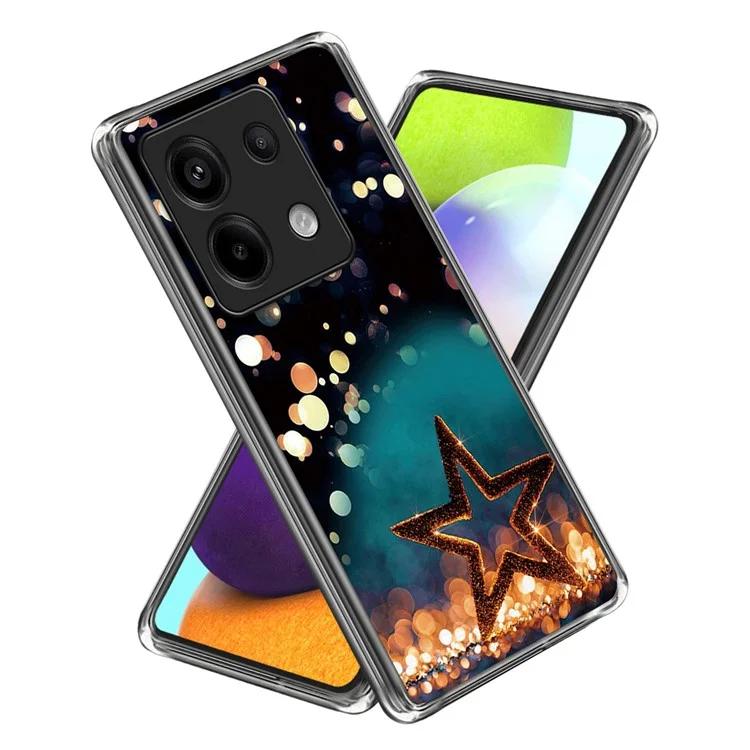 Для Xiaomi Redmi Note 13 Pro 5G / Poco X6 5G чехол Slim-Fit Pattern Printing TPU задняя крышка телефона