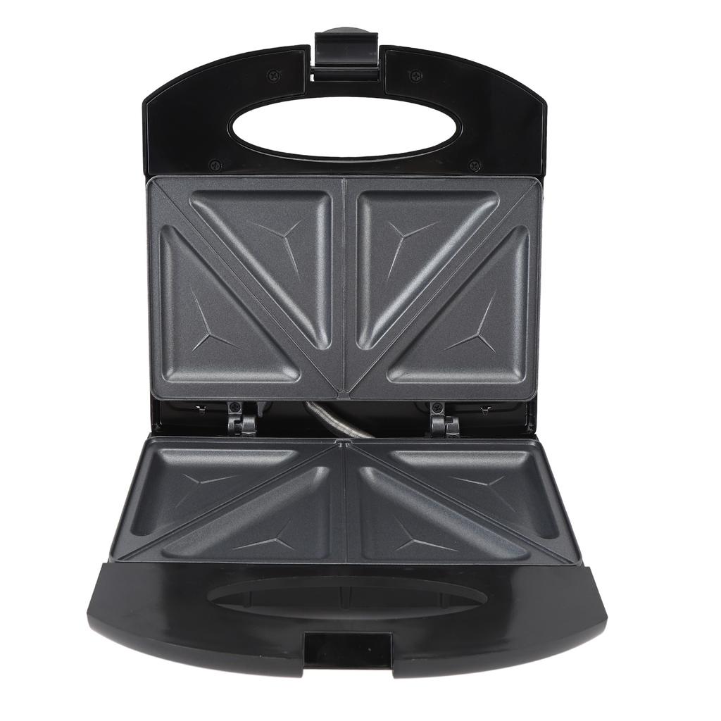 Электрический пресс для сэндвичей с безопасной ручкой, антипригарный, алюминиевый, для вафель Sna