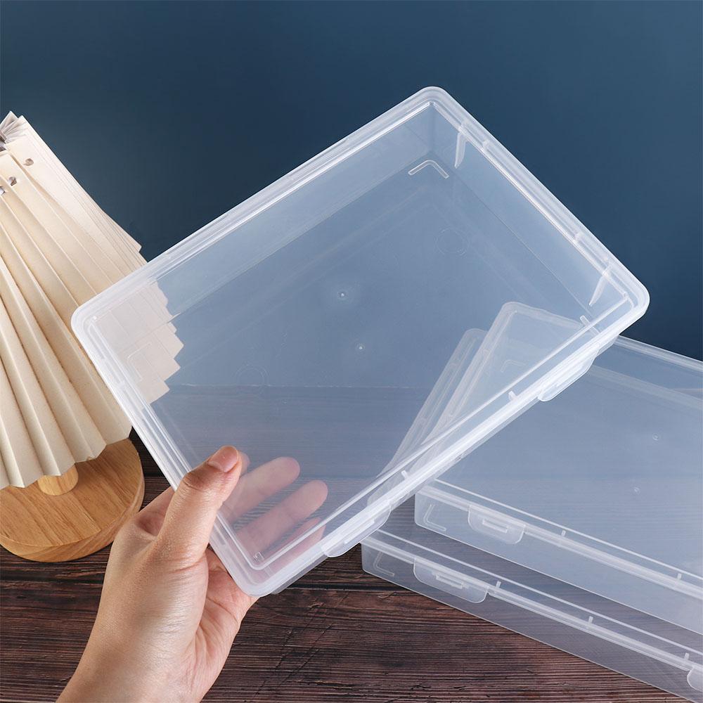 Wear-resistant Moisture-Proof Sorting Book Storage Box Desktop Organizer File Box Document Case
