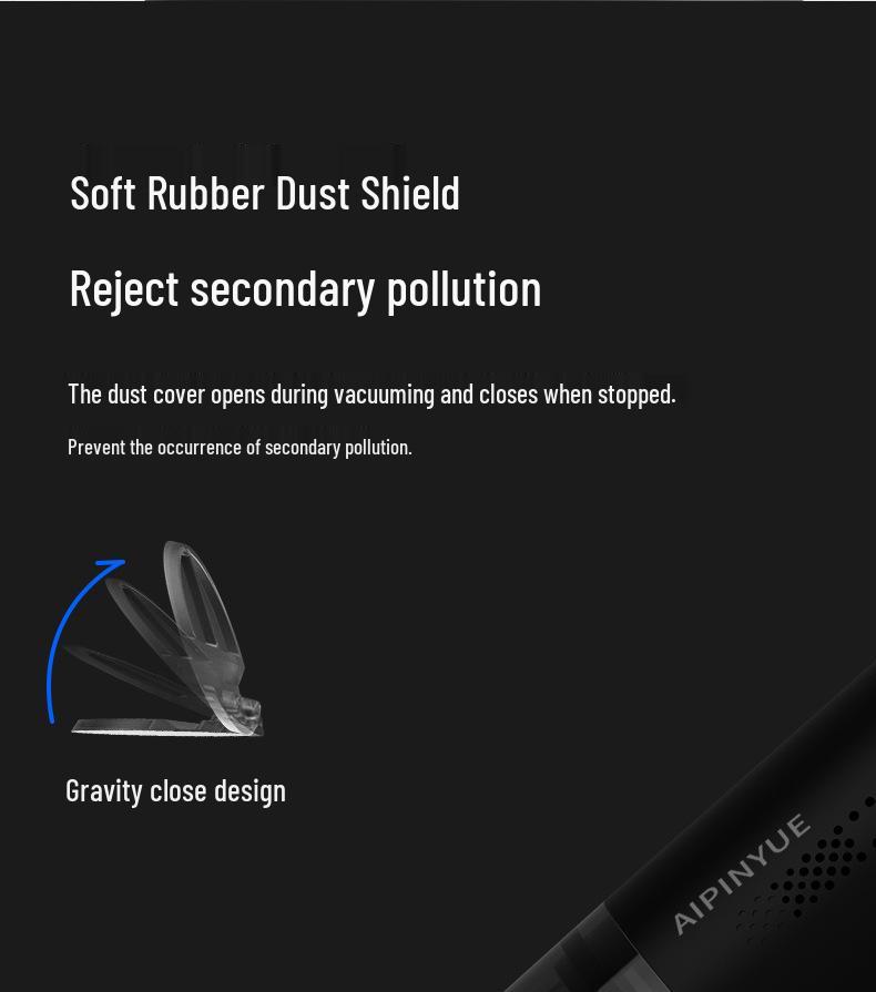 Портативный беспроводной ручной автомобильный пылесос со сверхмощным всасыванием