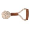 Benji & Flo Suede Trim Rope Dog Toy