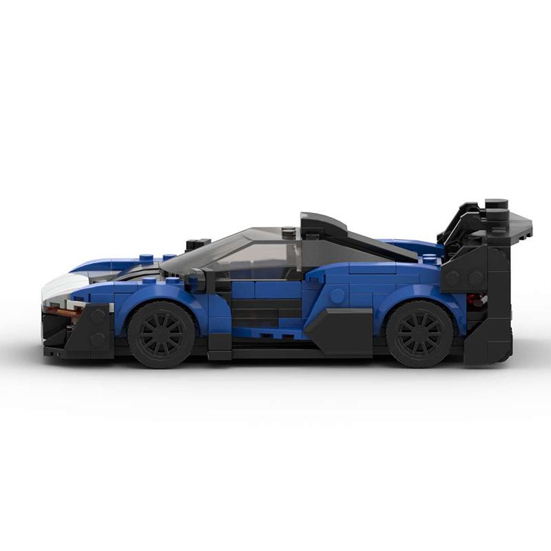 Building Block Compatible Mclaren Senna Gtr Creative Assembly Sports Car Racing Gift Small Particles Puzzle