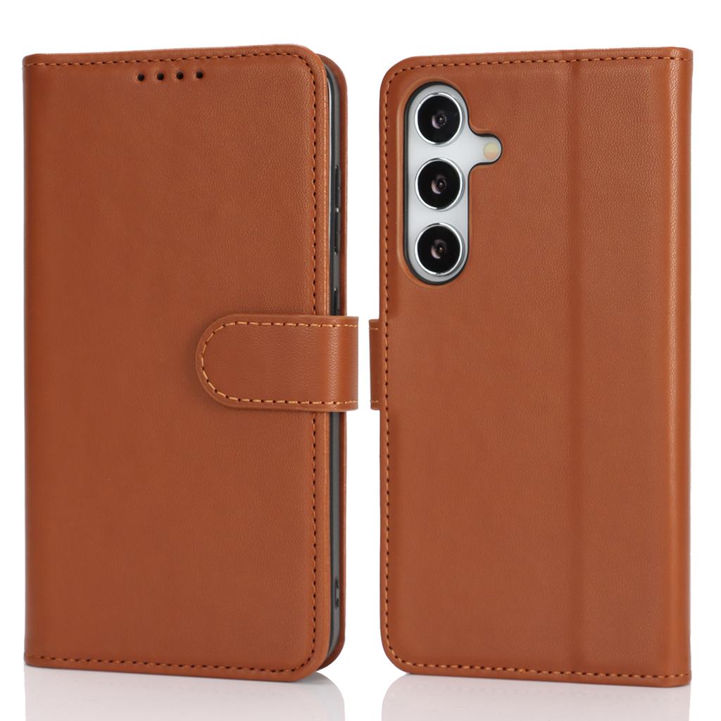 Для Samsung Galaxy S24 Чехол-подставка Противоударный Кожаный Чехол-кошелек для телефона