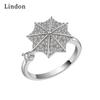 Классическое кольцо Lindon из медного сплава с цирконием, женские ювелирные изделия, свадебный подарок для вечеринки