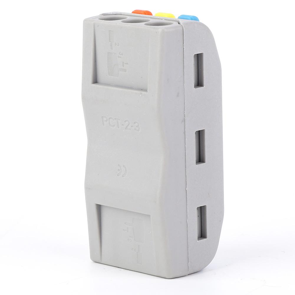 10 шт. PCT33 разъем для быстрой проводки 3 в 3 выхода электрический кабель док-станция терминал цветной