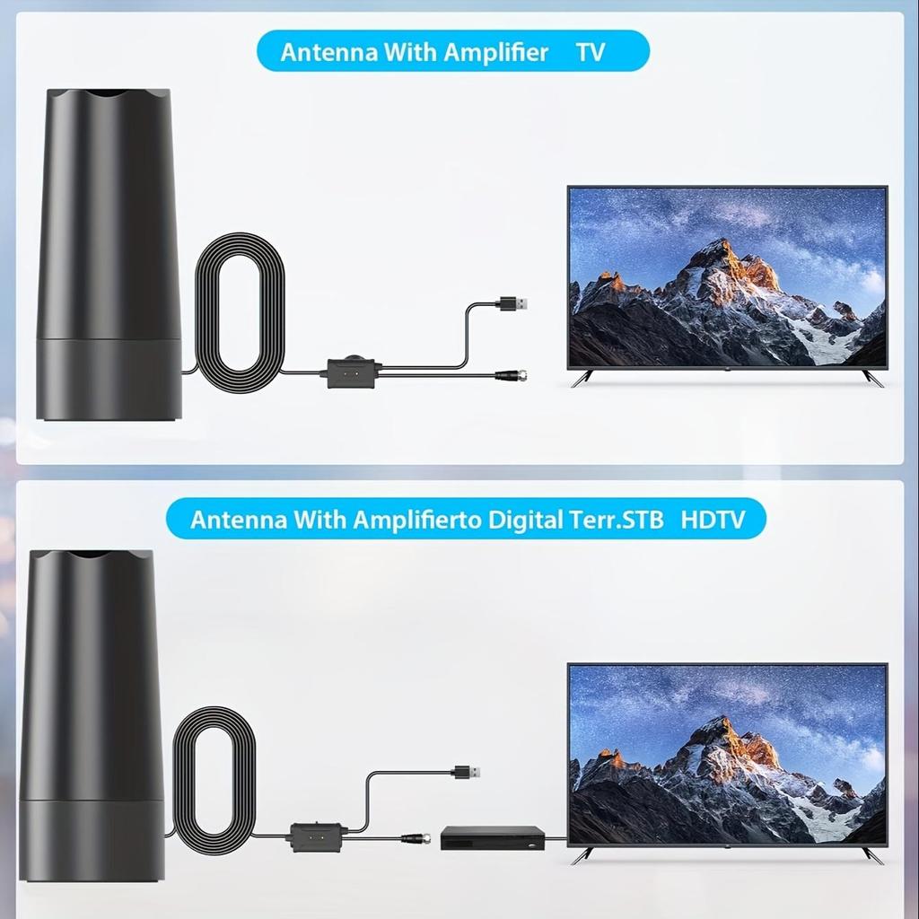 In 2026, a TV antenna suitable for both smart TVs and old TVs, a 180-mile range high-definition digital indoor TV antenna
