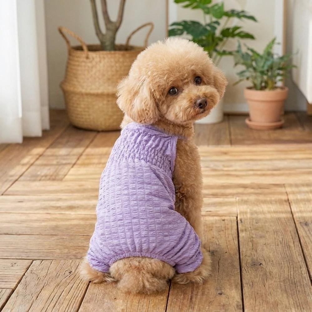 Thin Breathable Dog Cooling Jumpsuit Anti Shedding Sunscreen Vest Dog Tank Top for Dog Cats