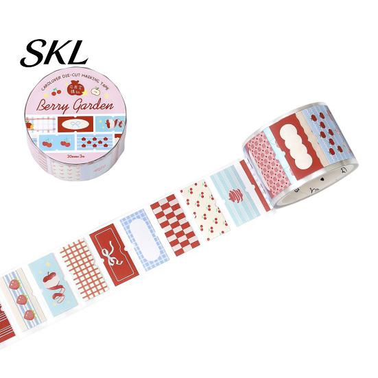 Soft Color Tape Writable Labels Washi Roll, Decorative Patterns Art Craft Smudge Proof Sticker Masking for Scrapbook, Journals, Planners, Card Making