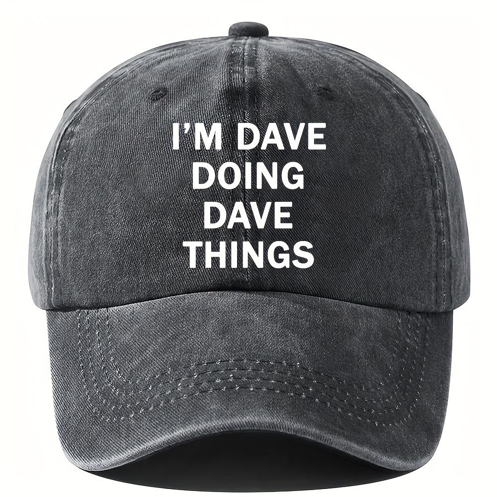Funny Baseball Cap Men's Retro Washed Visor Hat for Outdoor Fashion
